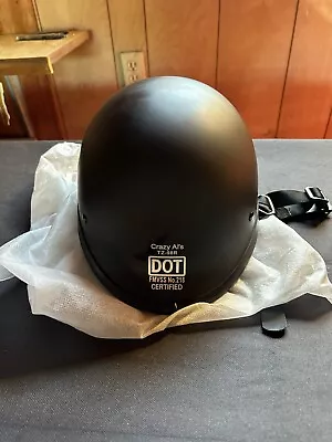 Crazy Al's Matte Black Switchback Helmet DOT Approved • $140