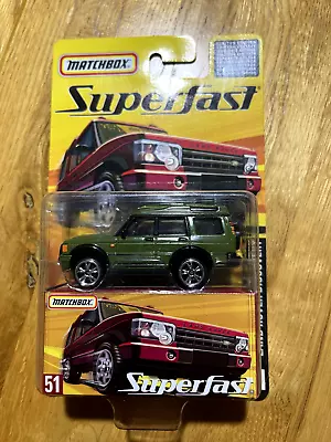 Matchbox Superfast Land Rover Discovery In Green USA Edition • $31.13