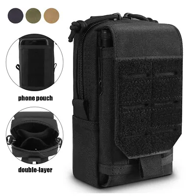 Tactical Molle Pouch 1000D Men Military Compact Waist Bag EDC Tool Bag Vest Pack • $11.80