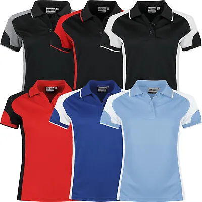 £5.99 • Buy New Womens Polo Shirts Ladies Breathable Short Sleeve Pique Casual T Shirt Top