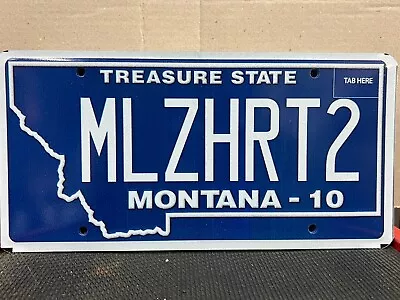 2010 Montana Vanity License Plate Mlzhrt2 • $2.50