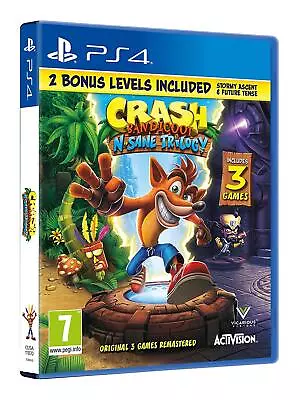 Playstation 4 Crash Bandicoot: N. Sane Trilogy (It) (Ps4) (US IMPORT) GAME NEW • $57.44