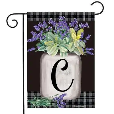 Farmhouse Monogram Letter C Garden Flag Floral Briarwood Lane 12.5  X 18  • $9.86