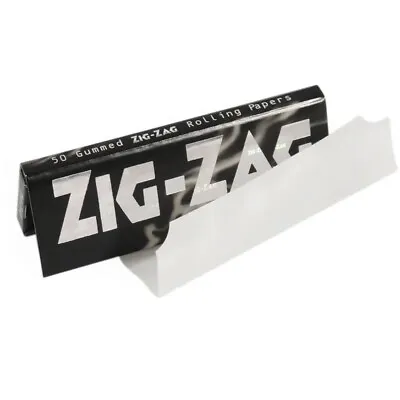 1000 Great Value Zig Zag Black Rizla/rolling Papers 20 Packs X 50 Papers • £2.99