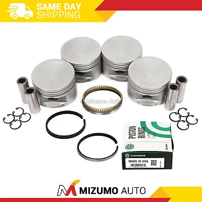 Pistons W/ Rings Fit 91-99 Nissan 200SX NX Sentra 1.6L GA16DE DOHC • $95.95