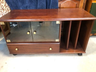 £20 • Buy TV Cabinet/Media Unit Retro  With Glass Doors, By Rossmore Furniture