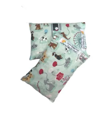 The Original Corn Bag Microwaveable Heating Pad - 4 X 6 Kiddie Komfort Hand Pair • $21