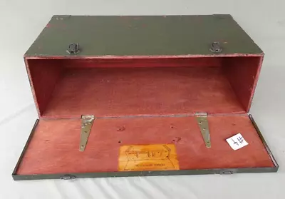 Vintage Military Cases Stowage No.3.ZA.34430 Wooden Ply Wood Box 25x13x8  #4 • £30