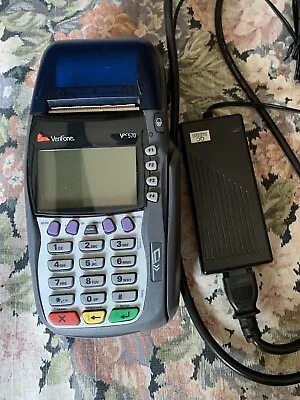 Verifone Omni 3750 Vx570 Credit Card Terminal With Power Supply • $25