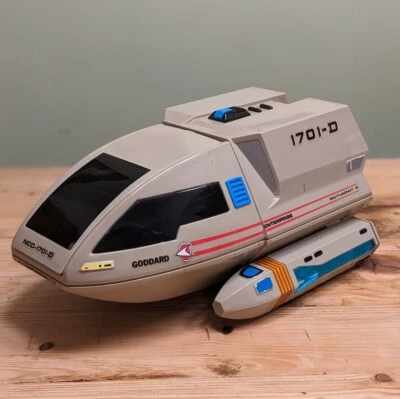 £54.95 • Buy Star Trek Enterprise Shuttlecraft 1701-D 1992 Playmates Paramount Fully Working