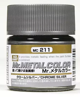 Mr Hobby Mr Metal Color - Chrome Silver - MC211 - 10ml • £3.70