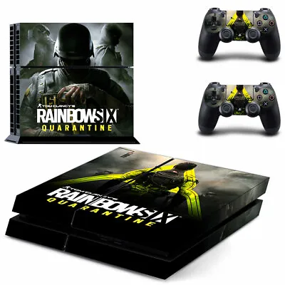 $9.95 • Buy Playstation 4 PS4 Console Skin Decal Sticker Rainbow Six +2 Controller Skin