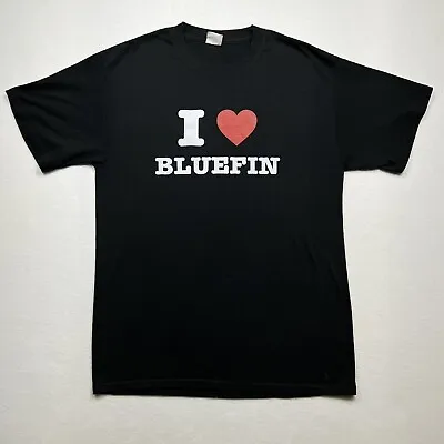 I Heart Bluefin Tuna Love Fishing Maguro Sashimi Sushi T-Shirt Black Sz Large • $19.90