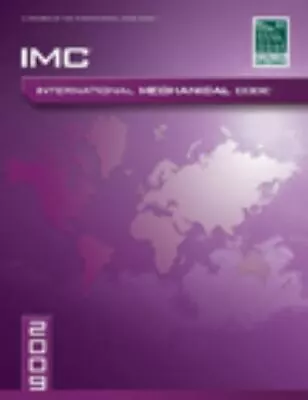 International Code Council Ser.: 2009 International Mechanical Code : Softcover • $29