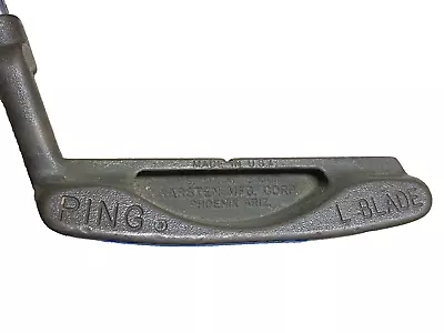 Ping L-Blade Putter Karsten Mfg. Corp Phoenix ARIZ 35  Vintage Ping-Man Grip RH • $51.95