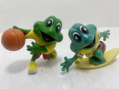 Cadbury Freddo Frog Rare Hard Plastic Figure 2  Design Basketball Surfing 90s • $19.95