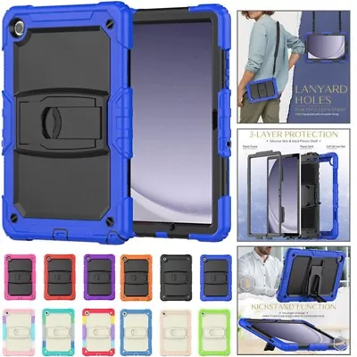 For Samsung Galaxy Tab A9/ A9 Plus Tablet Shockproof Heavy Duty Case Cover Strap • $10.59