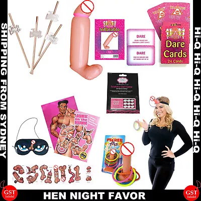 Hens Party Hen Night Prop Bachelorette Dick Willy Penis Hoopla Toss Ring Game AU • $22.49