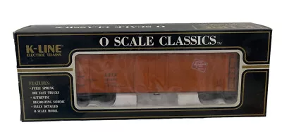 K-Line K762-1371 O Scale Classic Orange Express Reefer SprungTrucks • $49.95