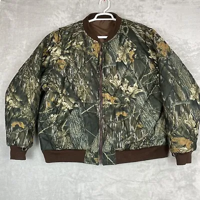 Gamehide Mens Hunting Jacket Size XXL 2XL Mossy Oak Break-Up HushHide Hunting • $49.99