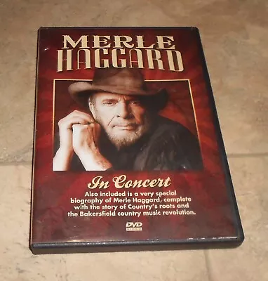 DVD Merle Haggard In Concert Free Shipping • $15