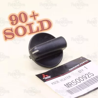 Genuine Mitsubishi 2003 - 2008 Outlander Lancer Heater A/c Control Knob Mr500925 • $14.87