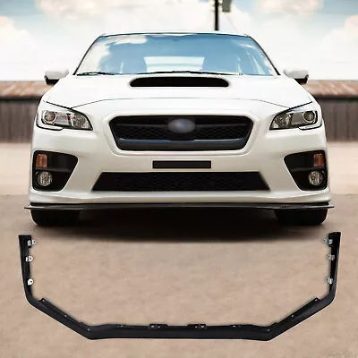 $70.60 • Buy STI V-Limited Style Front Bumper Lip  Chin Spoiler For 2015-2021 Subaru WRX