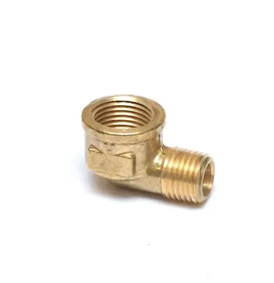 Forged Street Elbow Reducer Pipe Fitting 3/8 Female X 1/4 Npt Male Water Oil Gas • $10.59