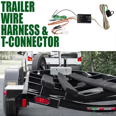 Topline For 2014-2020 Outlander Trailer Hitch 4-Way Wiring Harness Connector Kit • $35