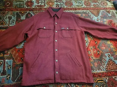 Vintage WOOLRICH Red Mackinaw Cruiser Jacket Size L Tall • $99
