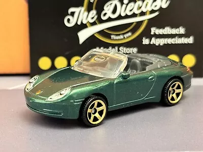 MATCHBOX Porsche 911 Carrera Cabriolet Green 1:64 Diecast NEW LOOSE COMBINE POST • £4.49