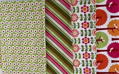 My Minds Eye-Summer Song Collection-FAT QUARTER BUNDLE Of 4 (18x22 Inches) OOP • $11.99