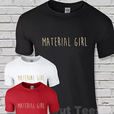 Madonna Tshirt 'material Girl' Lyrics Tour 2023 Concert Unisex Sizes S-5xl • £12.50