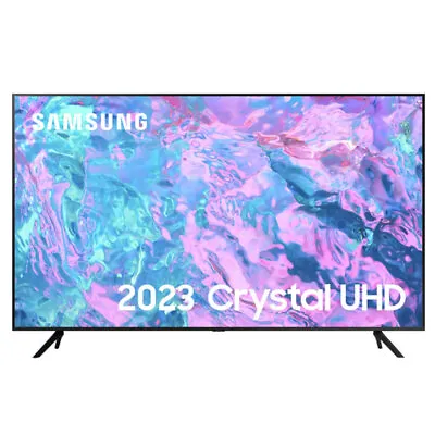 Samsung SMART 4K HDR TV UE65CU7100 65  Ultra HD LED TVPlus Black • £399.99