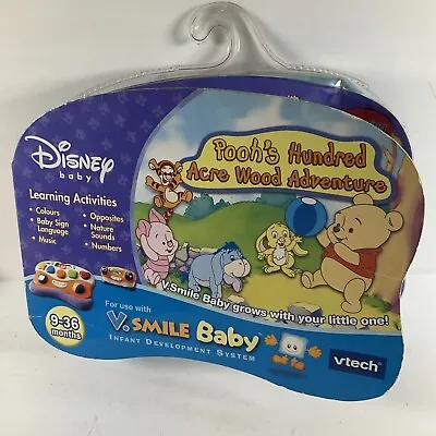 RARE NEW VTech V.Smile Baby Learning Game Poohs Hundred Acre Wood Adventure 226 • $12.53