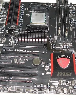 MSI 990fxa Gaming Motherboard With FX-6300 CPU And 8 GB Ram • $200