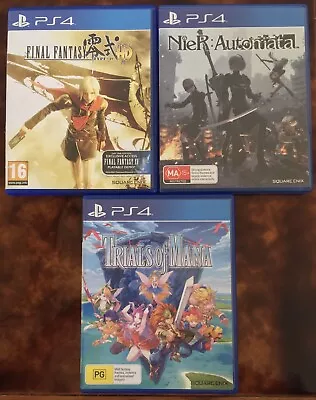 Final Fantasy Type-0 HD NieR Automata And Trials Of Mana PAL PS4 (BUNDLE) • $55