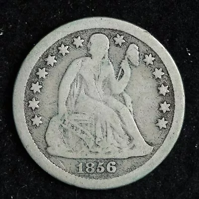 1856-O Seated Liberty Silver Dime CHOICE VF E239 KHW • $107.70