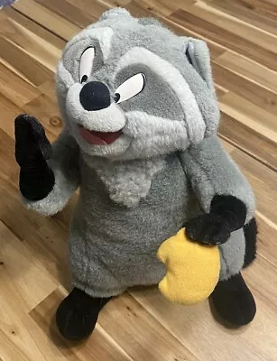Disneyland Walt Disney World Plush Raccoon Meeko Pocahontas 15  Jointed Plush • $16