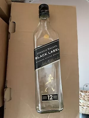 Johnnie Walker Black Label Blended Scotch Whisky Bottle ONLY • $18