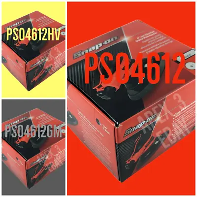 Snap-on 6  Orbital Sander 3/16  Pattern PSA Pad Air Tool Colors RED HV + GRAY • $468.72