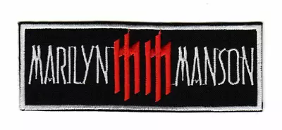 Marilyn Manson Patch | American Singer Industrial Alternative Metal Band Logo • $6.49