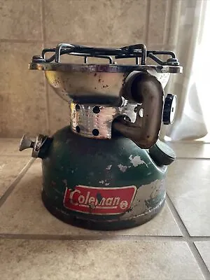 Vintage Coleman Camp Stove Model 502 Dated 11- 1976 With Aluminum Case. • $70