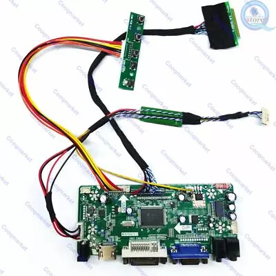 Lvds LCD Controller Driver Converter Board Monitor Kit For Panel LP171WU5-TLB1 • $31.53
