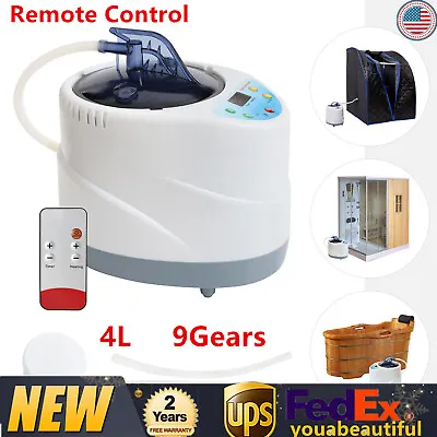 4L Sauna Steamer Pot Steam Generator With Remote Control For Tent Home SPA • $74