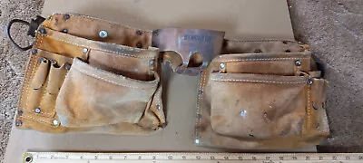 Vintage Leather Tool Belt - Used • $20