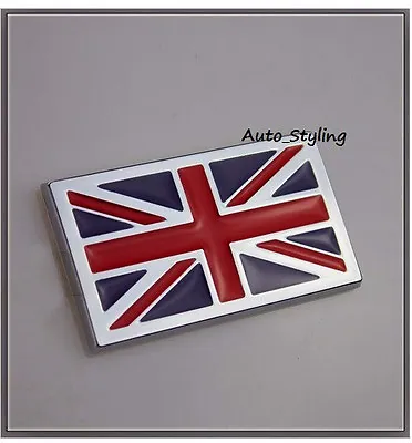 Union Jack United Kingdom British England UK GB Flag Badge Emblem Classic Car 13 • £5.95