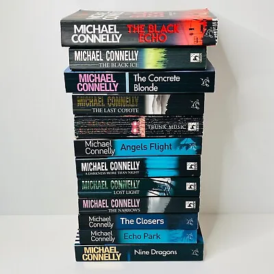 Michael Connelly 12 Book Bundle Harry Bosch Series Nos 1-7; 9-12; 14 • £16.77