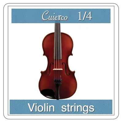 EADG Fiddle Violin Strings Silver Wound  1/4 Size US Fast Shipping! • $4.98