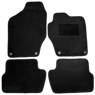 Fits Peugeot 308 Mk1 2007-2013 Tailored Carpet Car Mats Black 4pc Floor Mat Set • £11.99